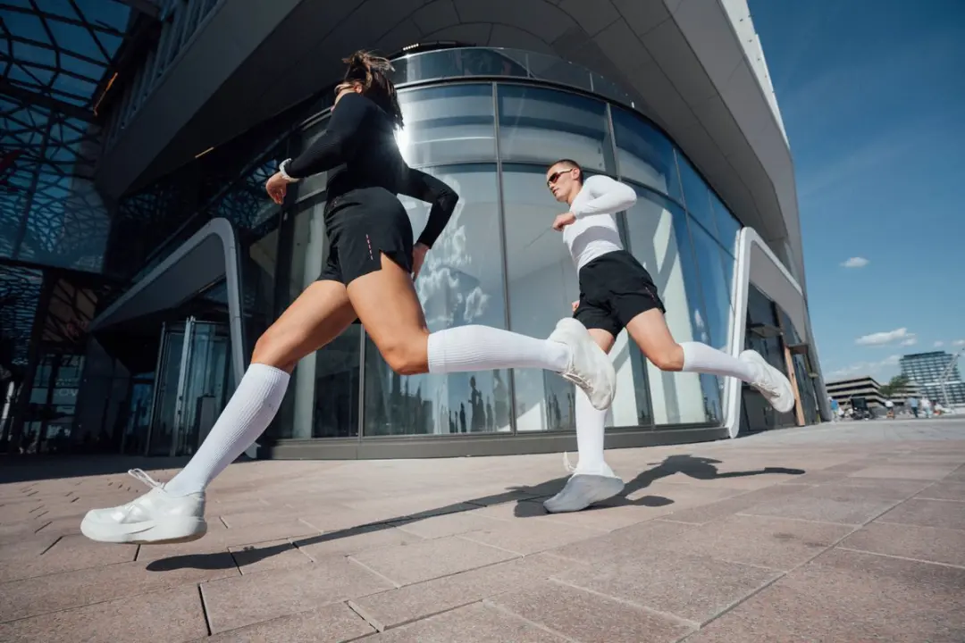 Falke RU Compression Energy Hardloopsokken Heren - Wit - Maat 39-42