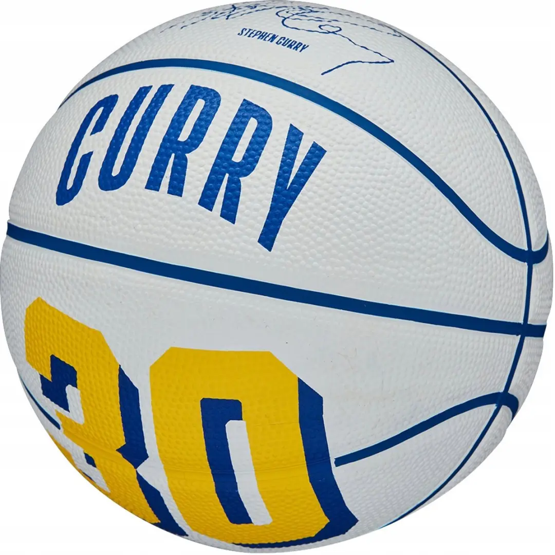 Wilson NBA Player Icon Mini Basketbal Curry - Wit