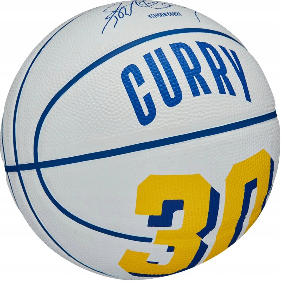 Wilson NBA Player Icon Mini Basketbal Curry - Wit