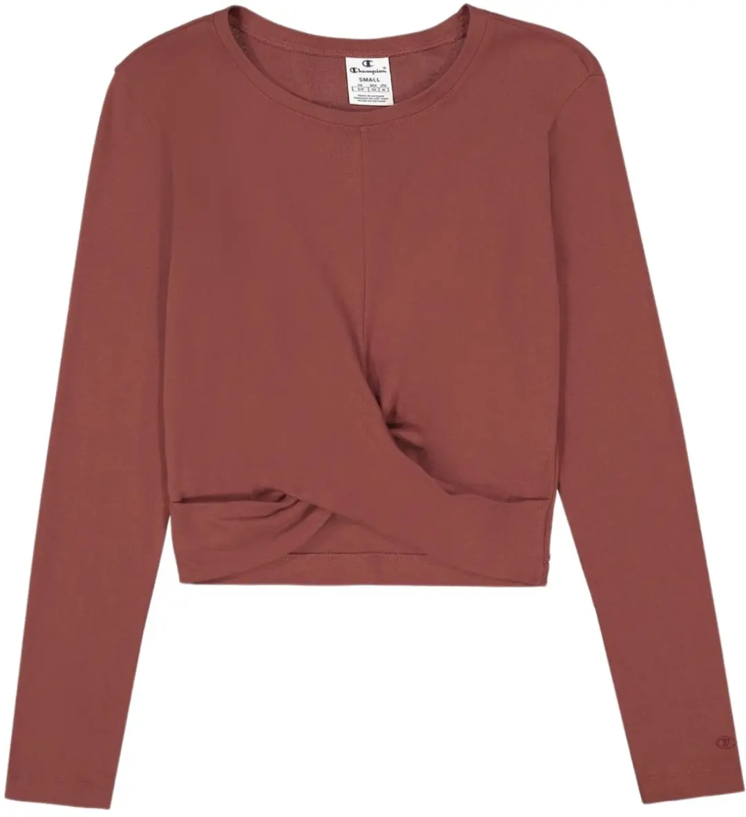 Champion Dames Crewneck Croptop - XL - Bruin