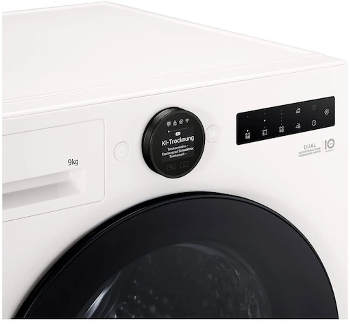 LG RT90X8 Droger 9 kg - Essence Wit - afbeelding 6 van 6
