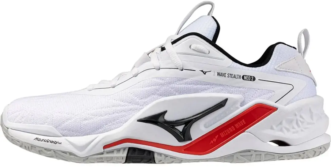 Mizuno Wave Stealth Neo 2 Sportschoenen - EU 45 - Wit/Zwart/Rood
