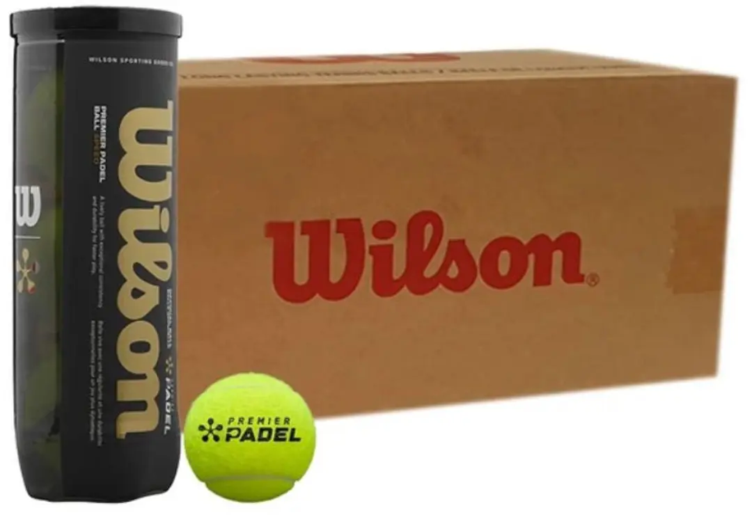 Wilson Premier Padel Speed Ballen - 3 Stuks - Geel