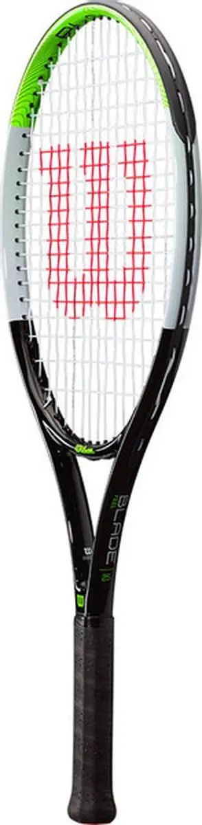 Wilson Blade Feel 25 Tennisracket - Zwart/Groen/Wit