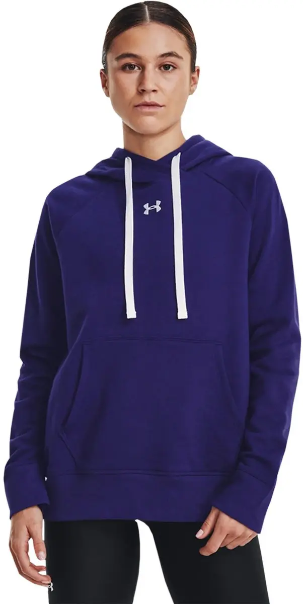 Under Armour Rival Fleece HB Hoodie Dames - Maat L - Marineblauw