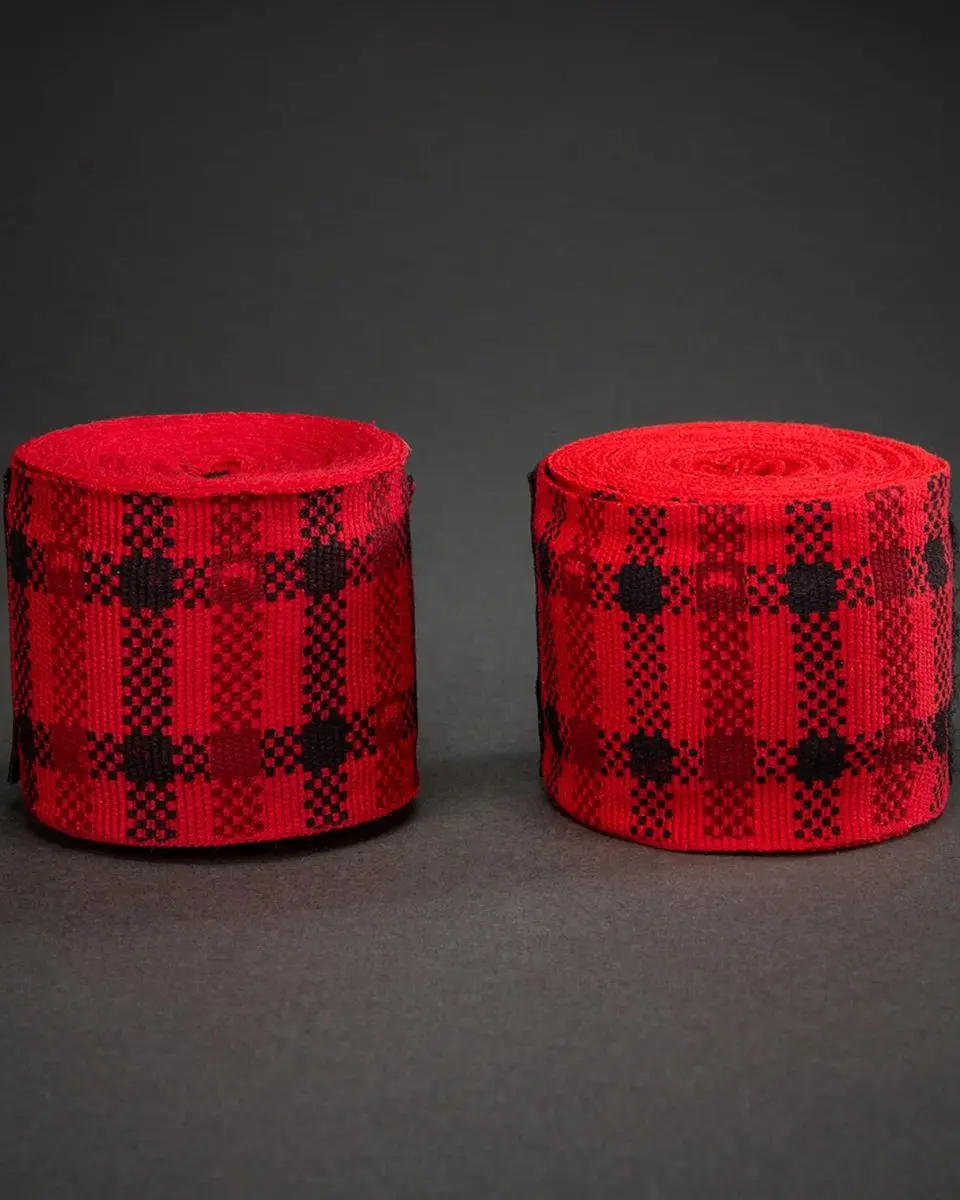 Venum Tartan Boksbandages 300cm - Fury Rood