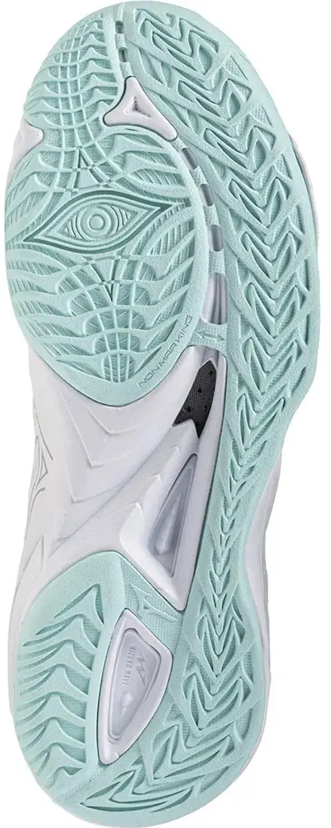 Mizuno Wave Mirage 5 Dames Sportschoenen - EU 38 - Wit/Blauw