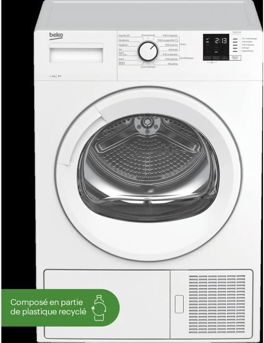 Beko DS8513PA2W Vrijstaande Wasdroger 8 kg - Wit