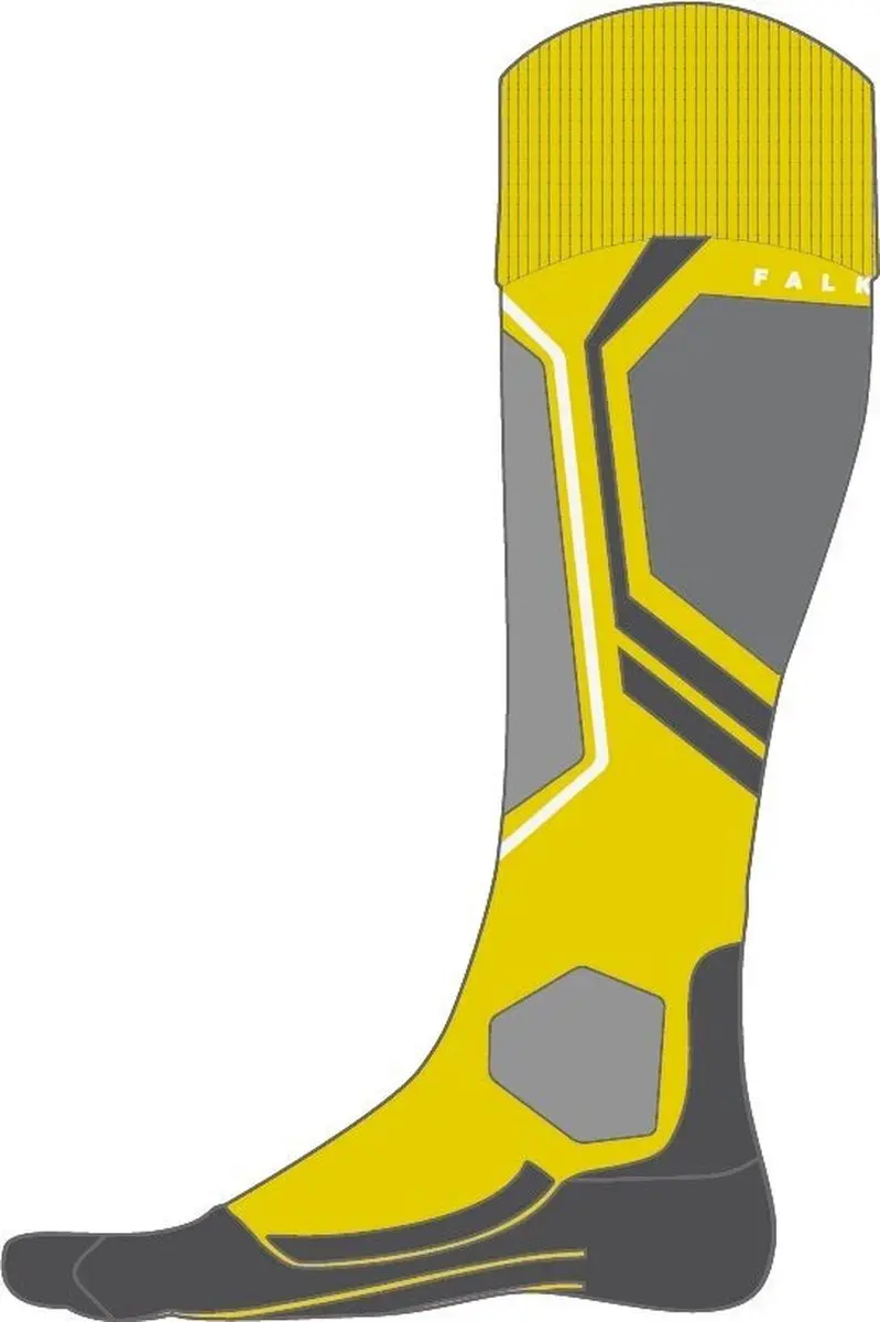 Falke SK4 Skisokken Heren - Geel - Maat 39-41