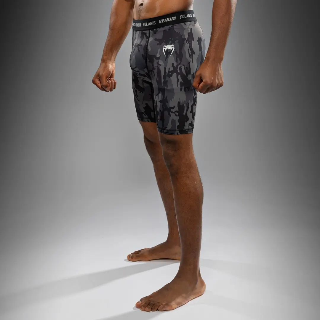 Venum x Polaris Vale Tudo Short - M - Zwart Camo Stormgrijs