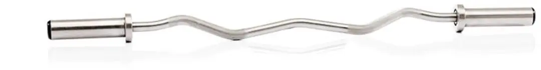 Muscle Power Olympische Curlstang 113cm - Chroom - afbeelding 6 van 6