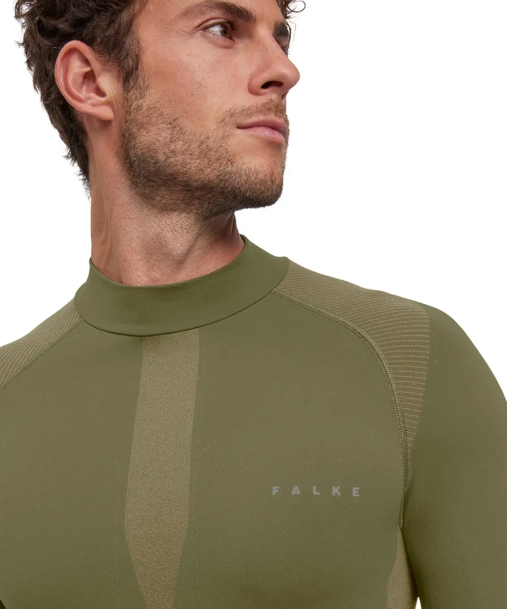 Falke Warm Turtleneck Shirt - L - Groen - afbeelding 6 van 6