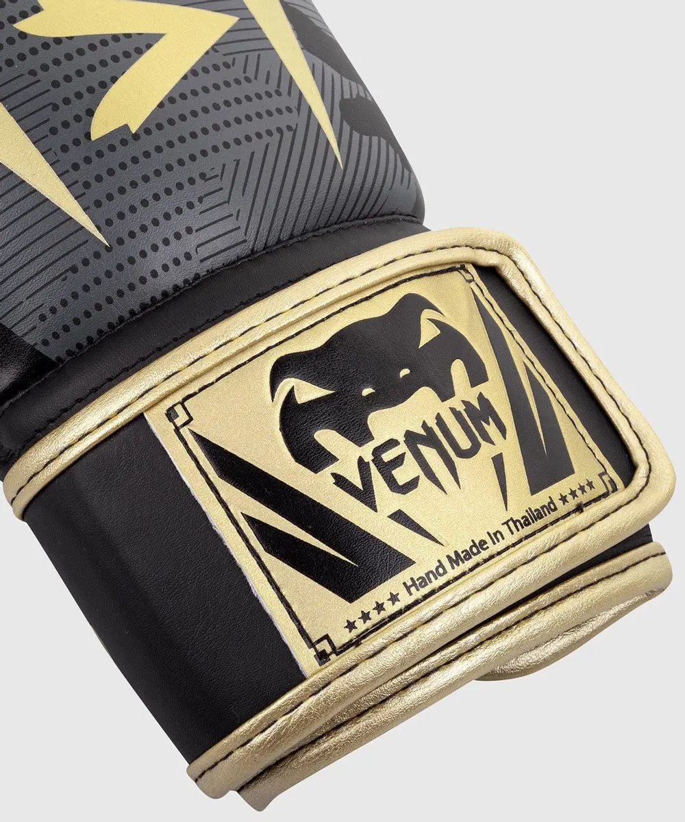 Venum Elite Bokshandschoenen 14 OZ - Dark Camo Gold