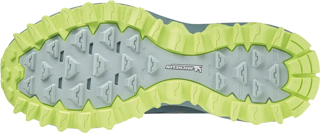 Mizuno Wave Mujin 8 Sportschoenen - Maat 46.5 - Blauw/Grijs/Lichtgroen