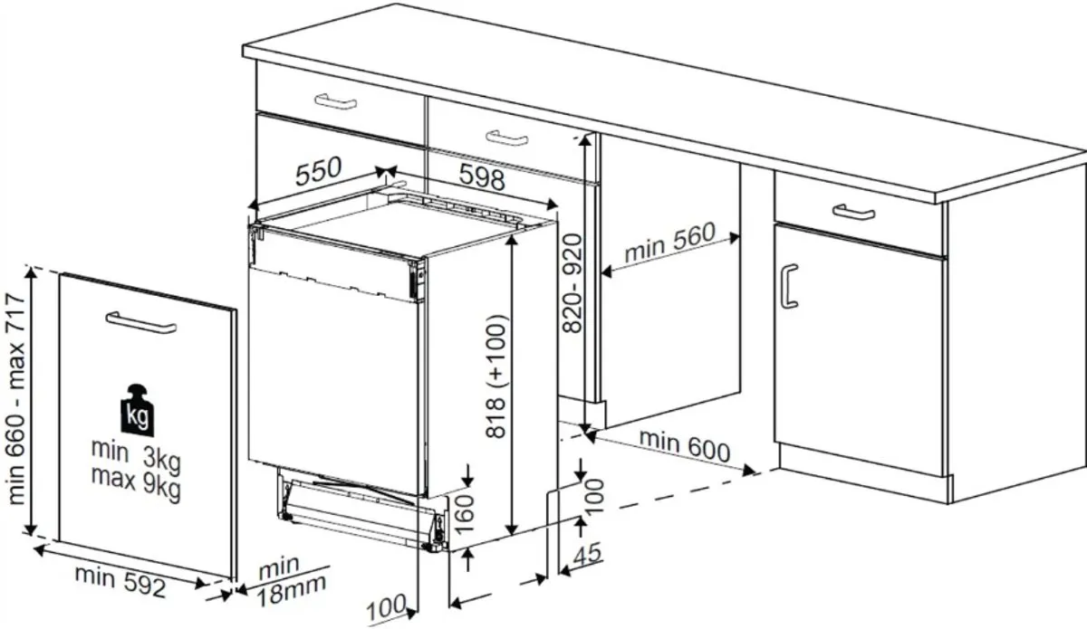 Beko BDIN38440 Inbouwvaatwasser 14 Couverts - RVS