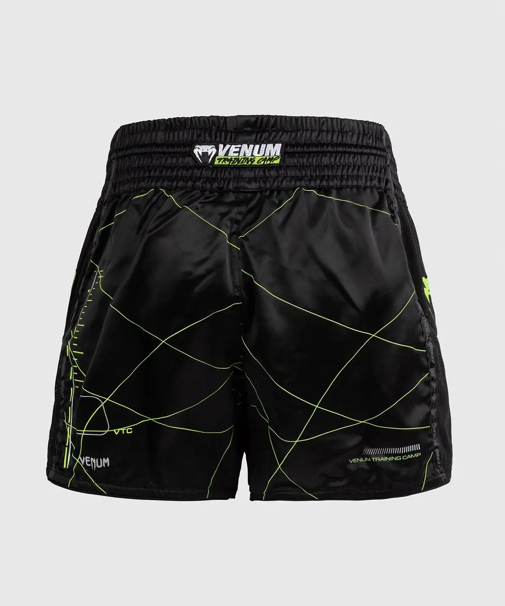 Venum Training Camp 4.0 Muay Thai Short - S - Zwart Neo Groen