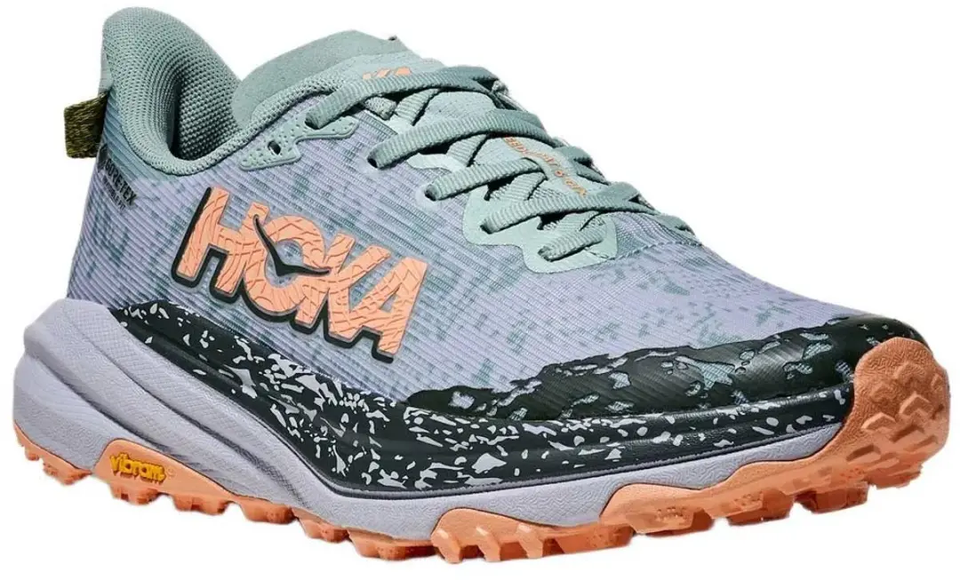 Hoka Speedgoat 6 Goretex Trailschoenen 38 - Jade/Ash Grey