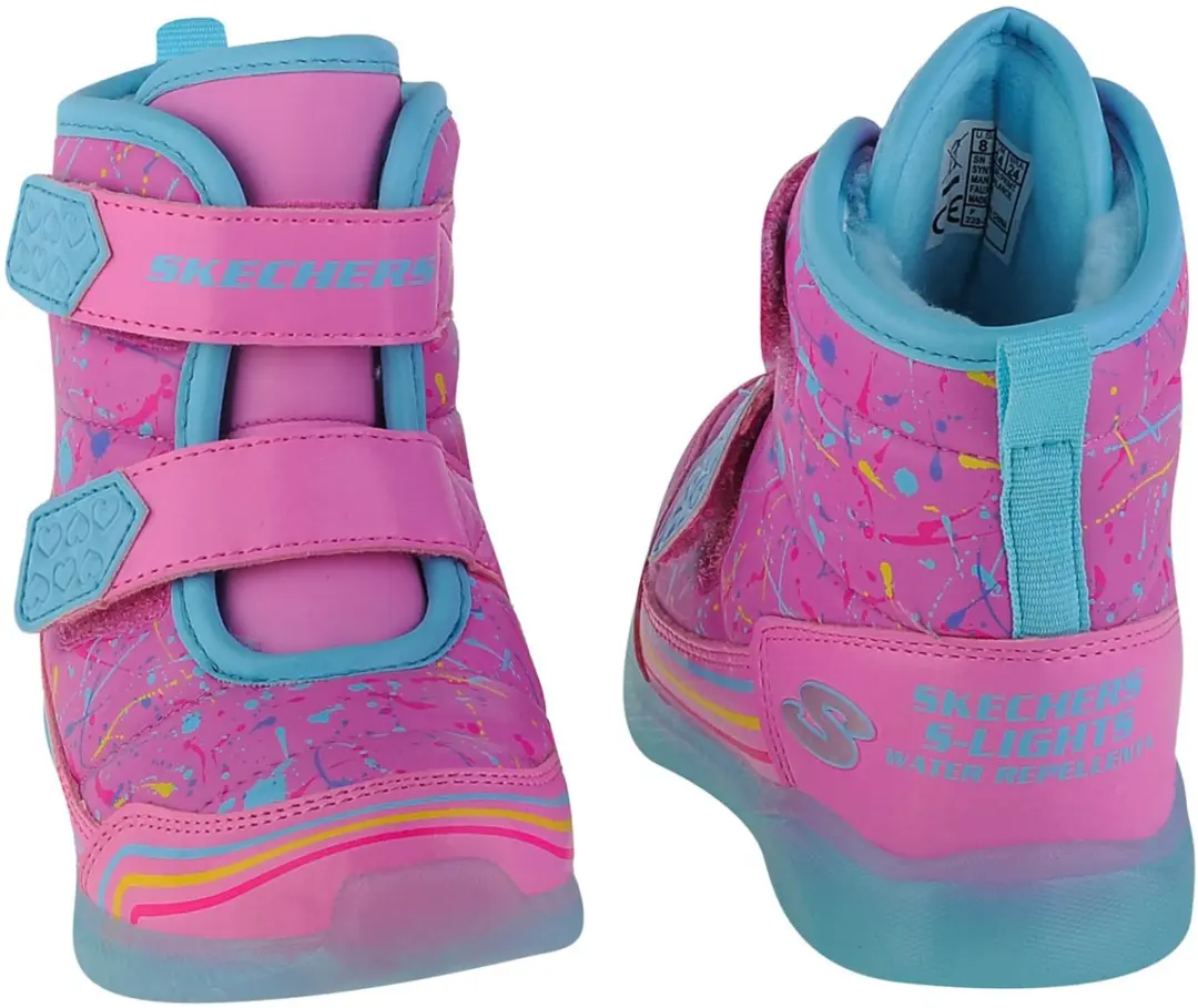Skechers Illumi-Brights Power Paint Sneeuwlaarzen - Roze