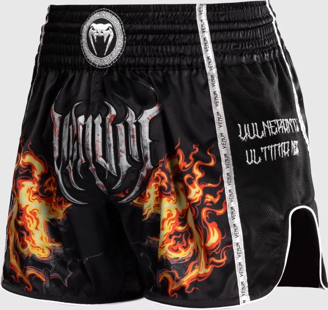 Venum Gladiator 5.0 Muay Thai Shorts - M - Zwart Neon Oranje