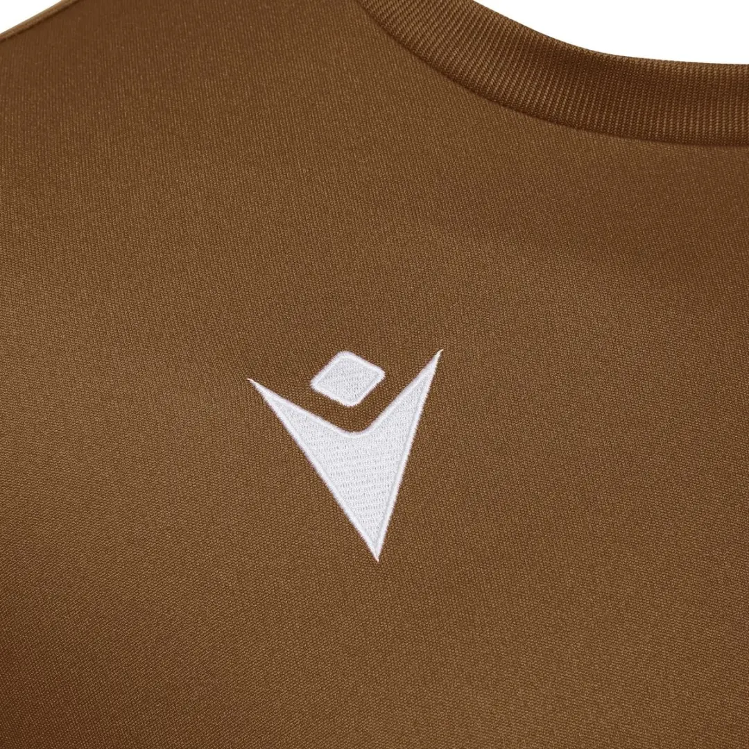 Macron Polis Shirt Korte Mouw Heren - Goud - 5XL