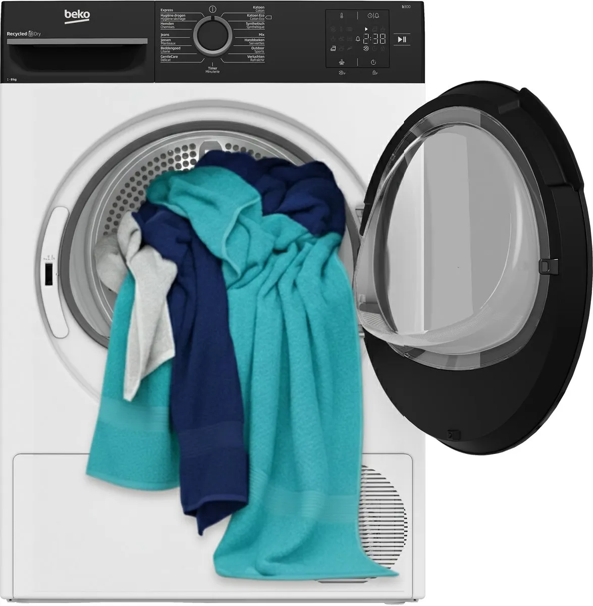 Beko BM3T3823BNL Warmtepompdroger 8 kg - Wit