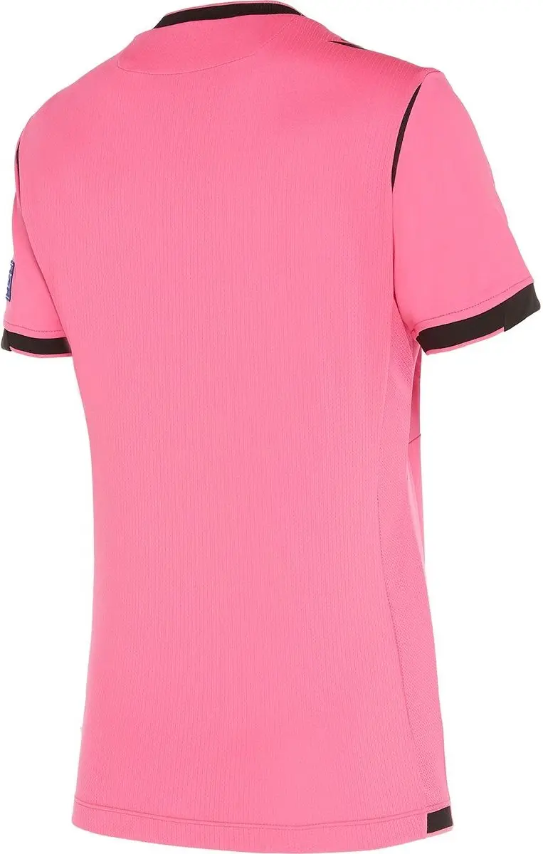 Macron Stephanie Scheidsrechtersshirt Dames - Fluoro Roze/Zwart S