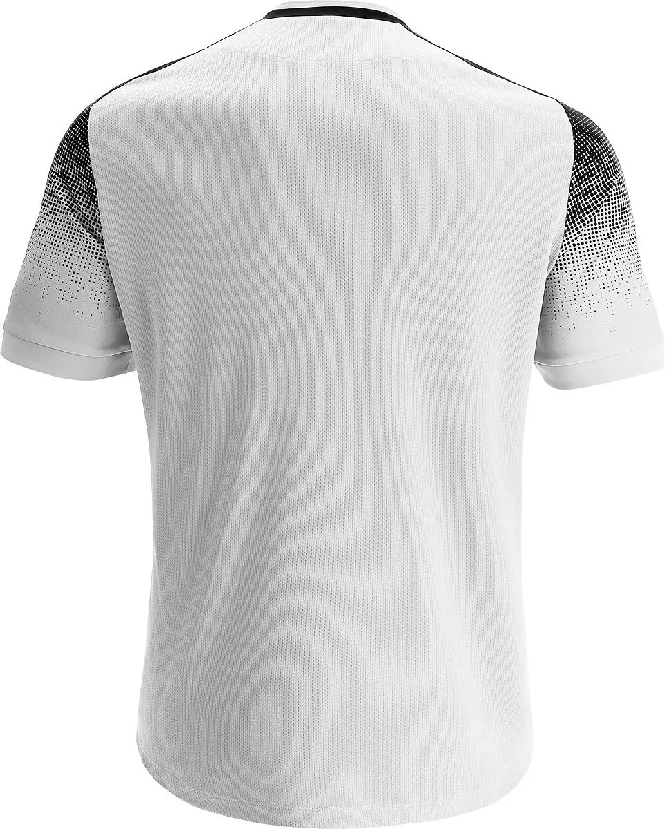 Macron Alioth Heren Shirt Korte Mouw - L - Wit/Zwart