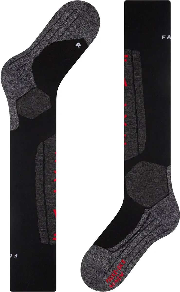 Falke SK5 Skisokken Dames - Zwart - Maat 39-40