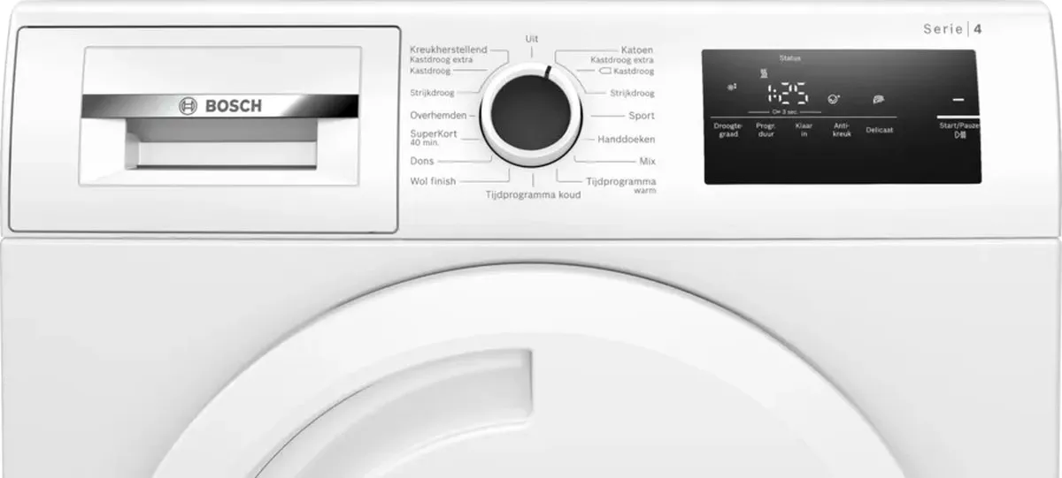Bosch Serie 4 WTH83207NL Warmtepompdroger 7 kg - Wit
