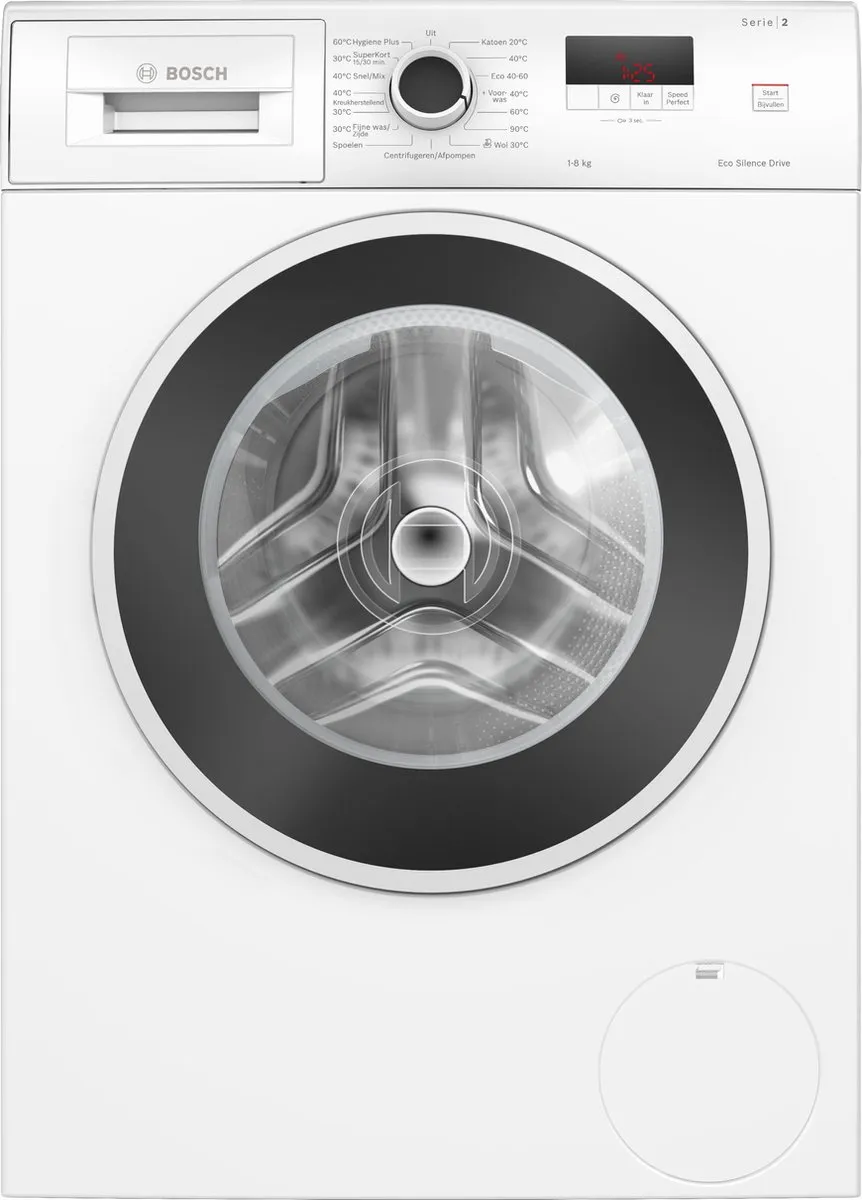Bosch WGE03408NL Wasmachine 8kg 1400rpm - Wit