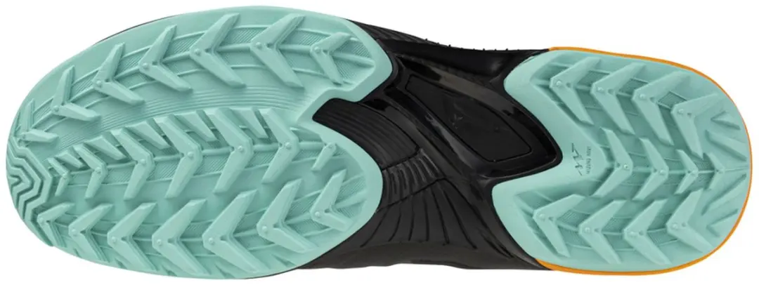 Mizuno Wave Panthera 2 Sportschoenen - Maat 47 - Zwart/Oranje/ Groen