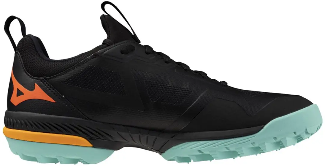 Mizuno Wave Panthera 2 Sportschoenen - Maat 47 - Zwart/Oranje/ Groen