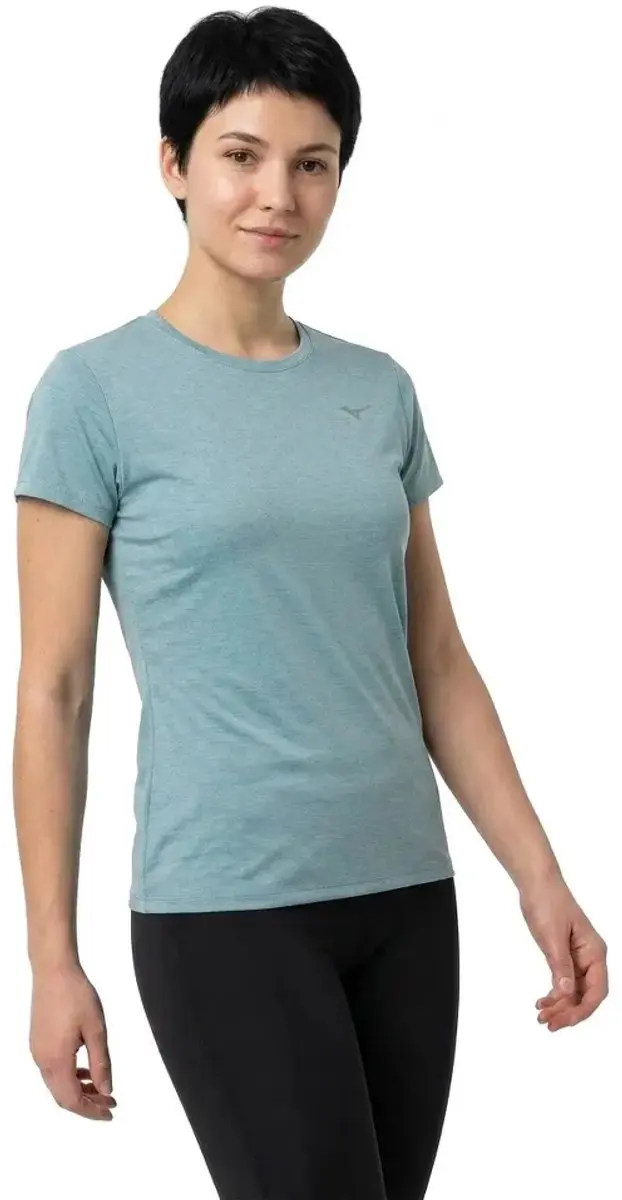 Mizuno Impulse Core T-shirt Vrouw - XS - Cloud Blue