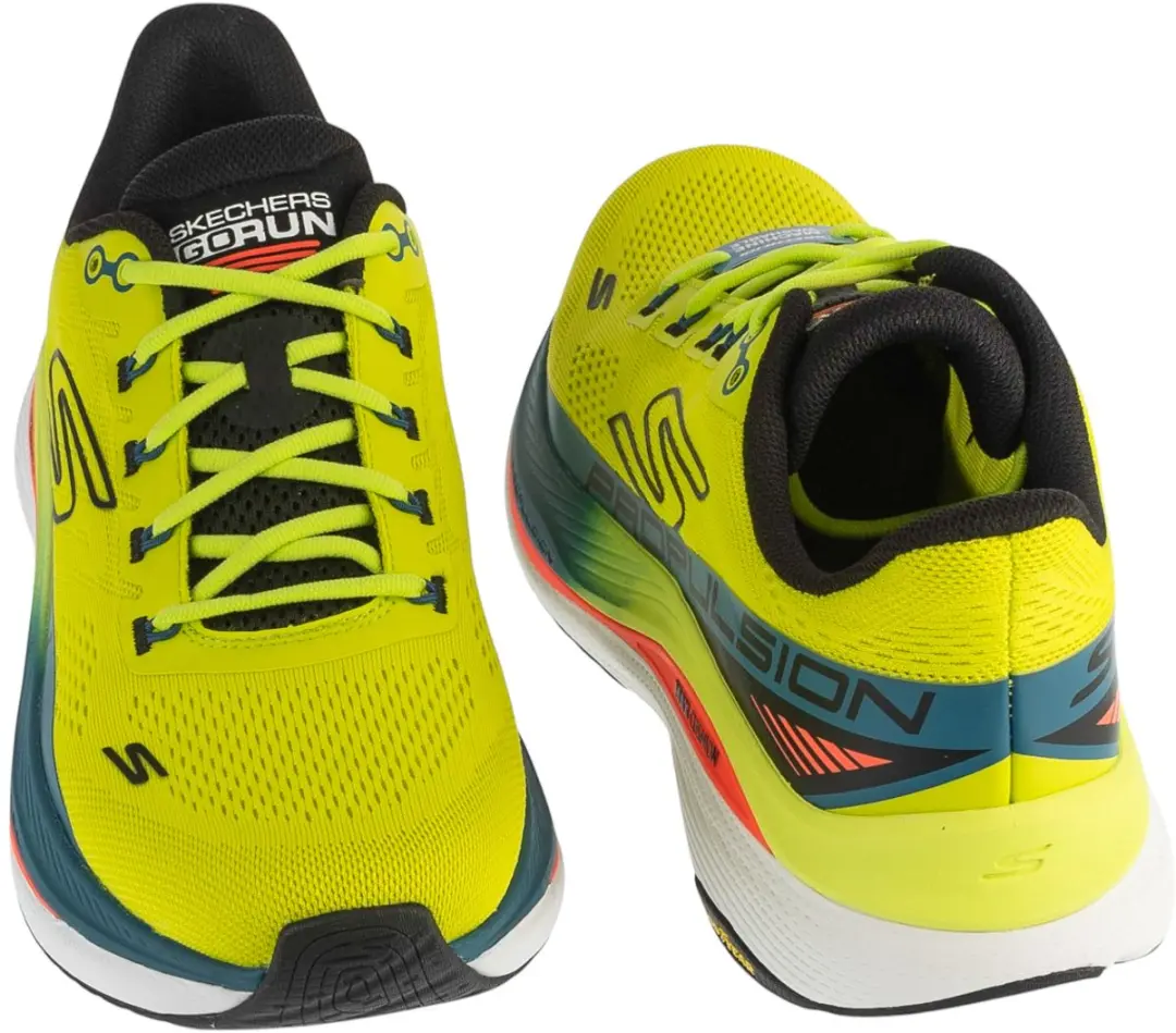 Skechers Max Cushioning Propulsion Hardloopschoenen 43.5 - Geel