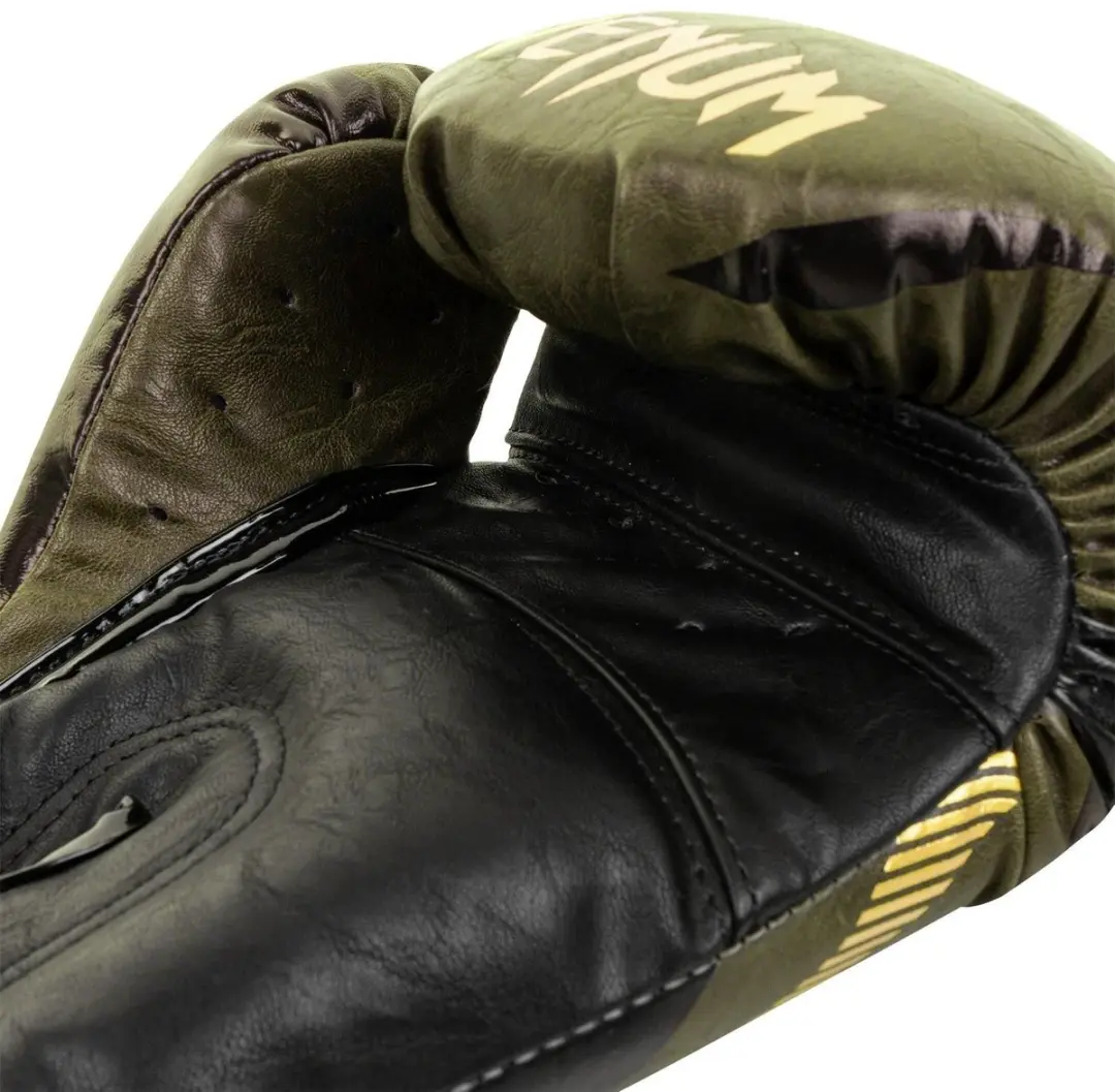 Venum Impact Muay Thai Bokshandschoenen 16 oz - Kaki/Goud