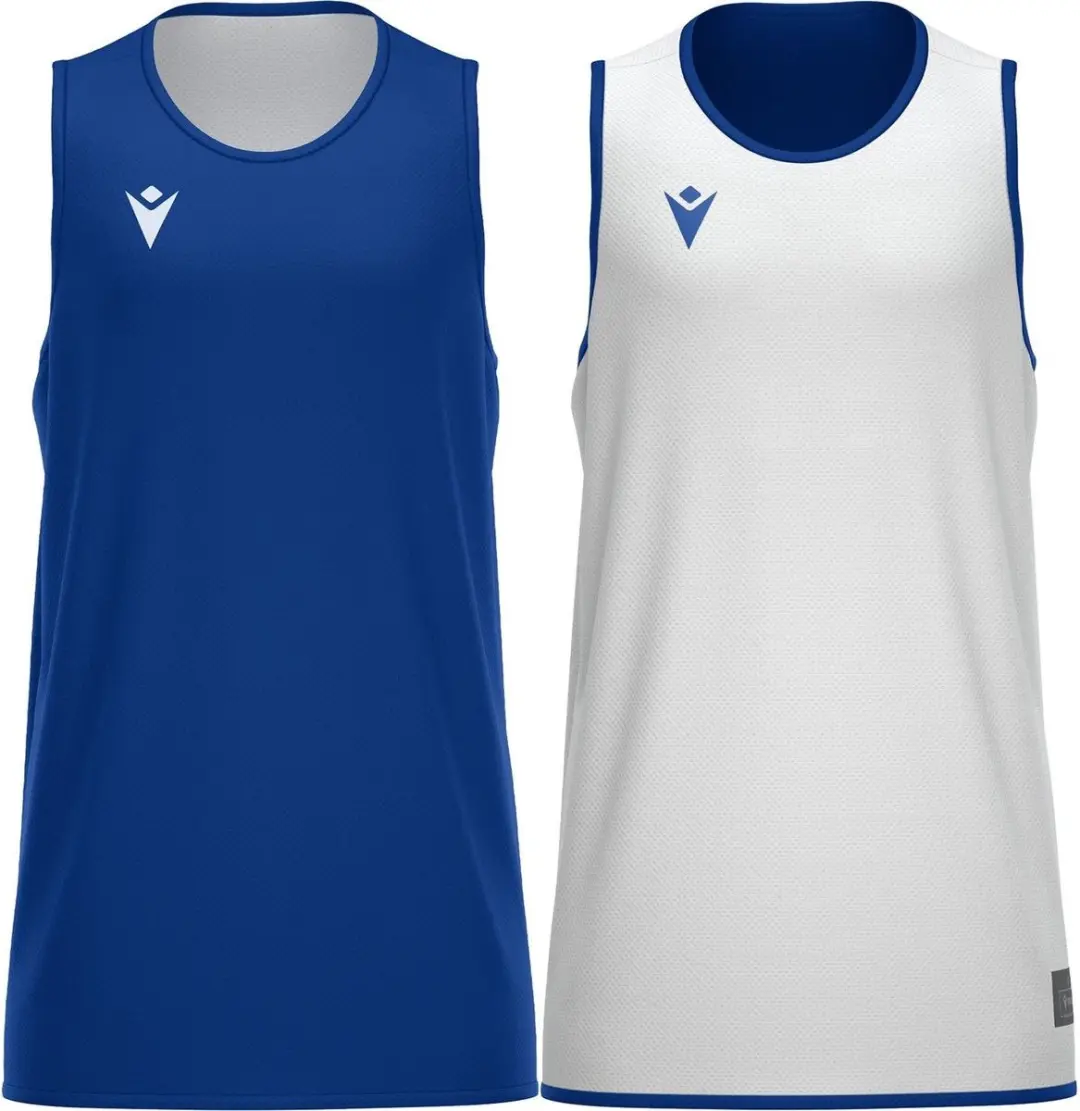 Macron X500 Reversible Shirt Kinderen - Royal/Wit 122/128