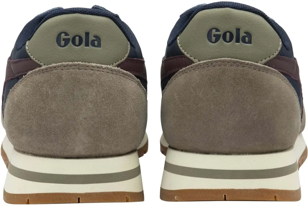 Gola Daytona Chute Trainers - 44 - Navy/Rhino/Burgundy
