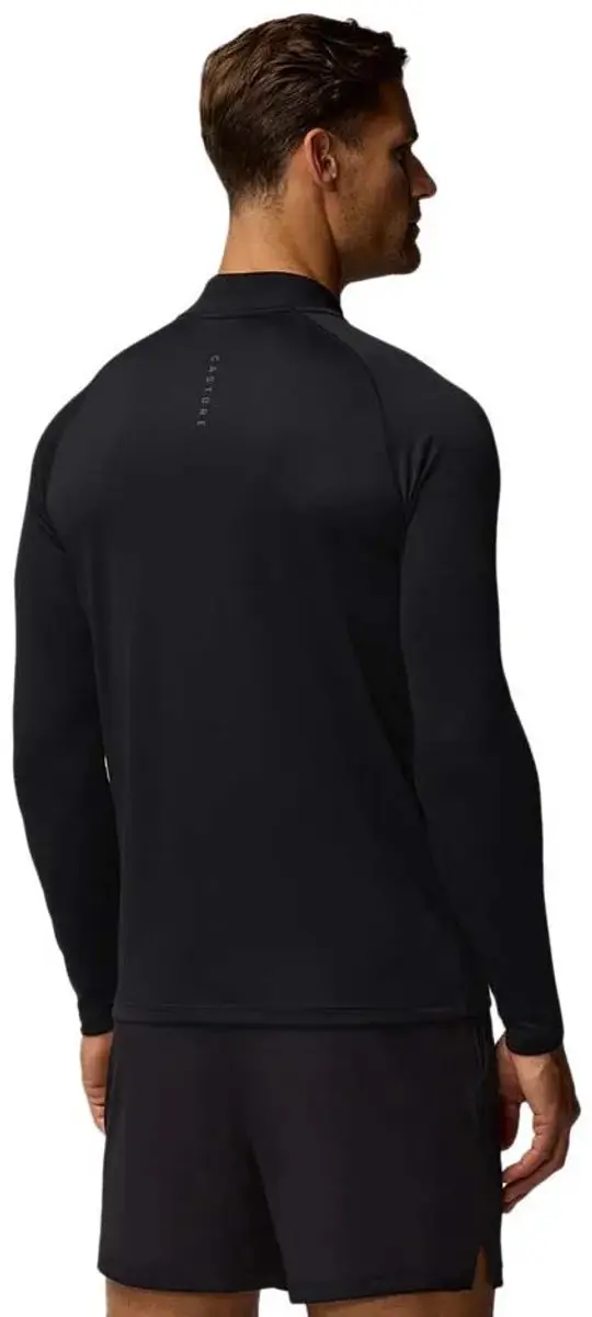 Castore Adapt Sweatshirt - Halve Rits - M - Zwart