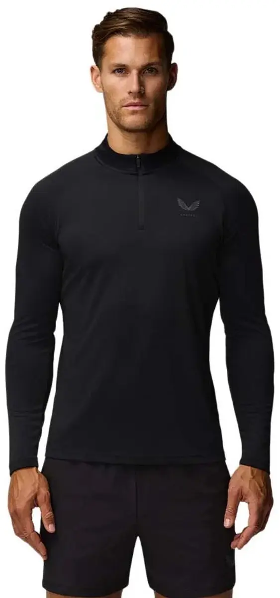 Castore Adapt Sweatshirt - Halve Rits - M - Zwart - afbeelding 6 van 6