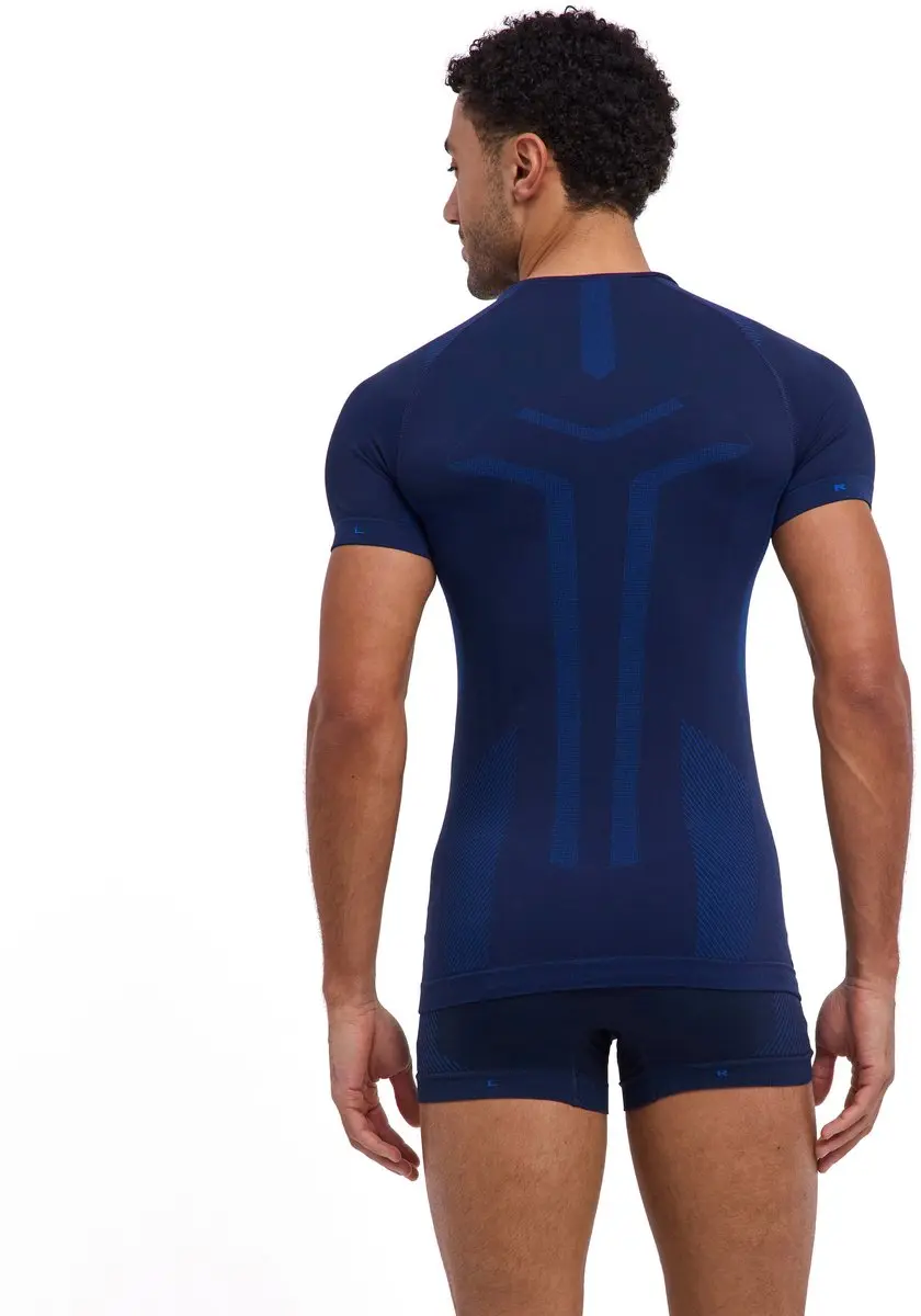 Falke Warm Shortsleeved Shirt 39662 - M - Blauw