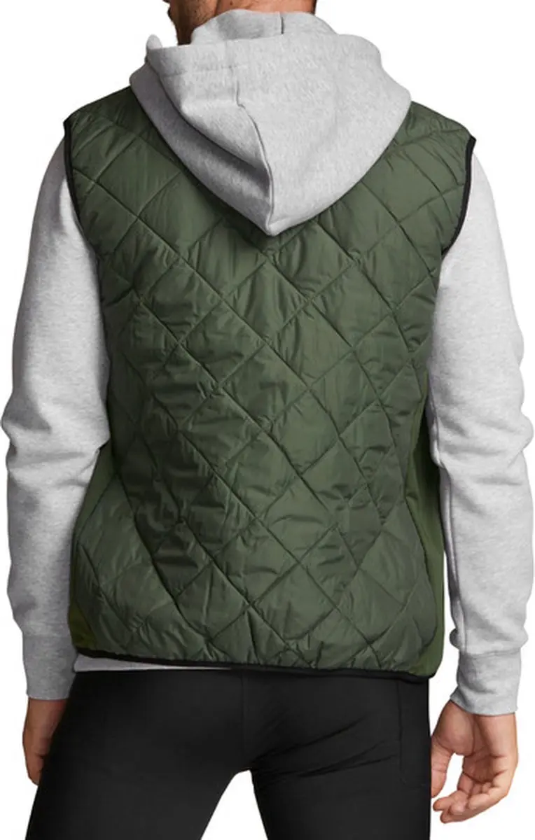 Björn Borg STHLM Padded Vest Heren - Donkergroen