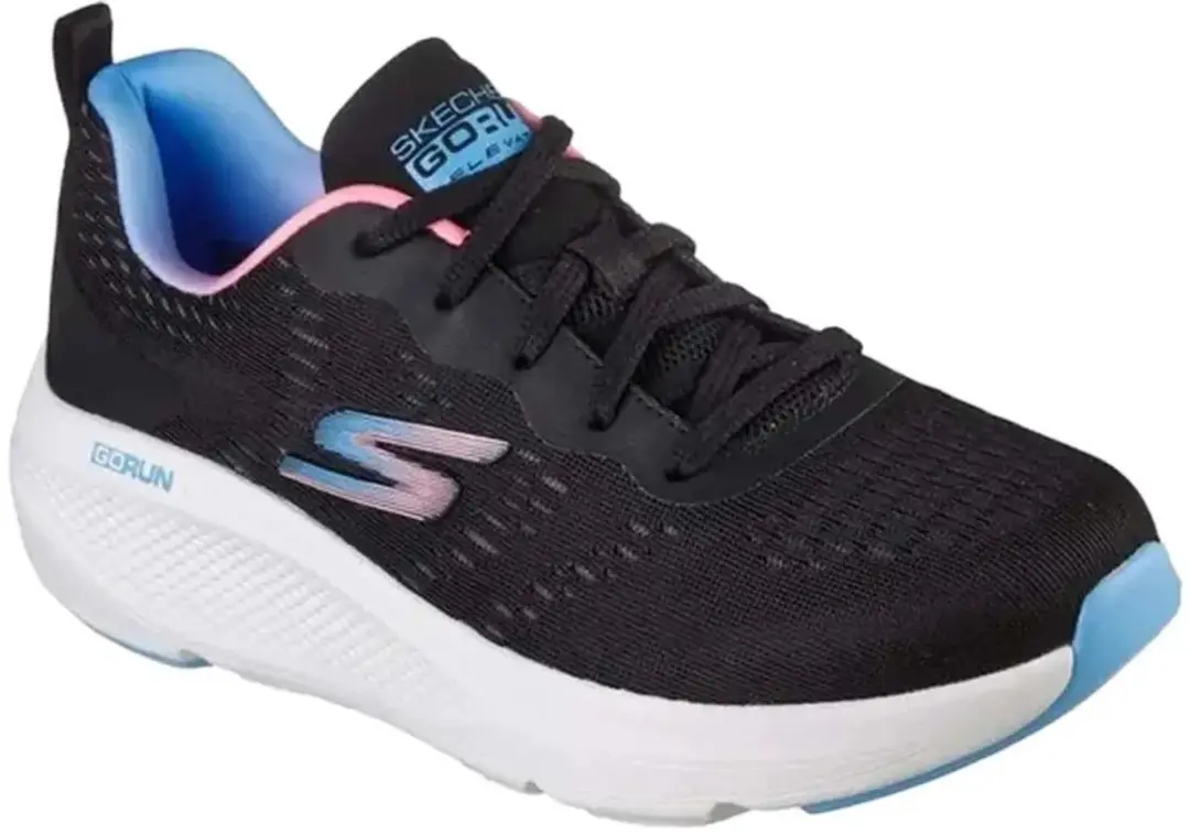 Skechers Go Run Elevate Lady Hardloopschoenen - 40 - Zwart/Multicolor