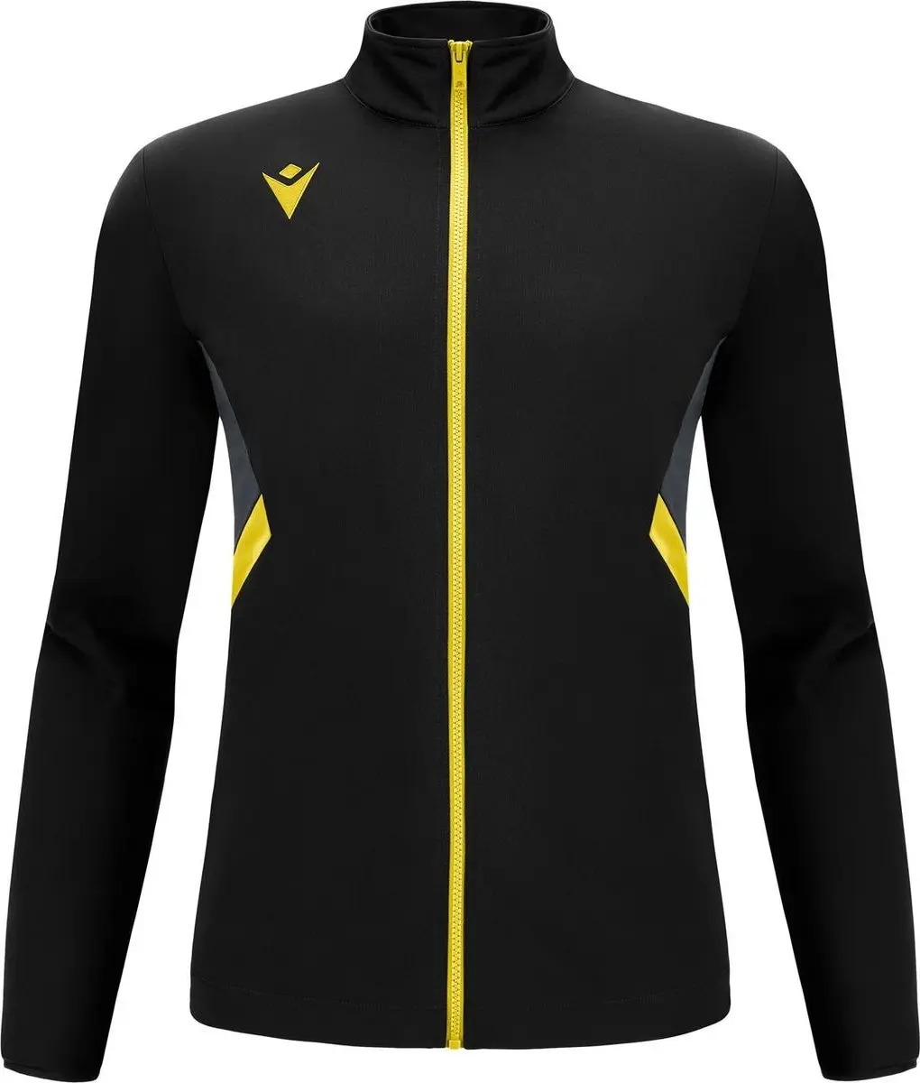 Macron Victory Raijin Polyestervest Heren - XL - Zwart/Geel