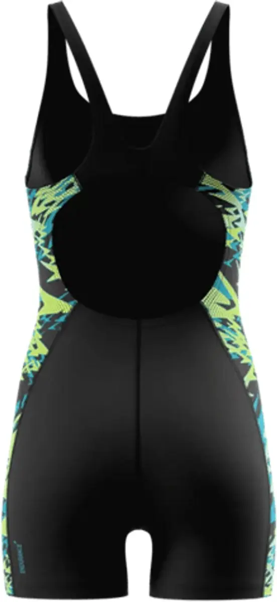 Speedo Hyperboom Spl Muscleback Legsuit Dames - 46 - Zwart/Groen