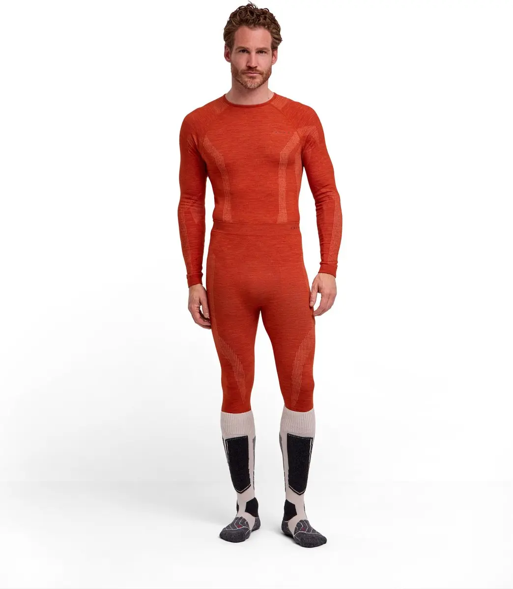 Falke 3/4 Wool-Tech Tights - XL - Rood