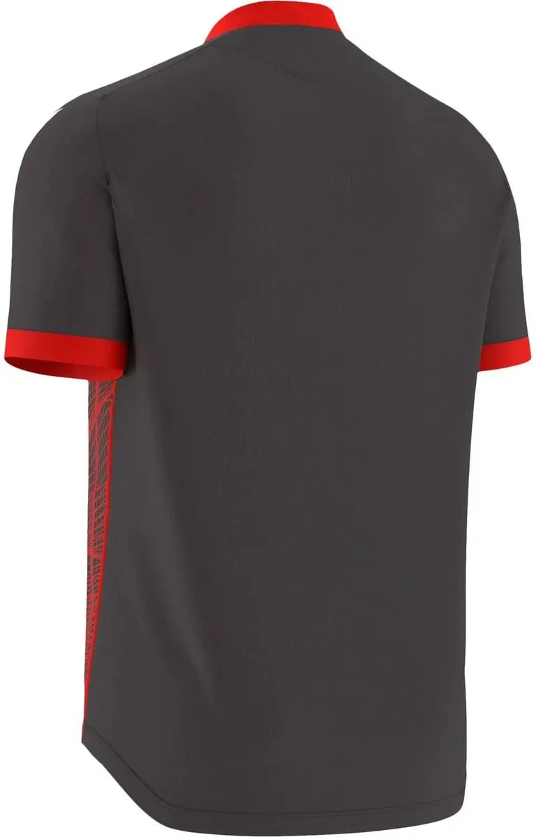 Macron Wyvern Eco Shirt Korte Mouw Kinderen - Antraciet 11-12 Y