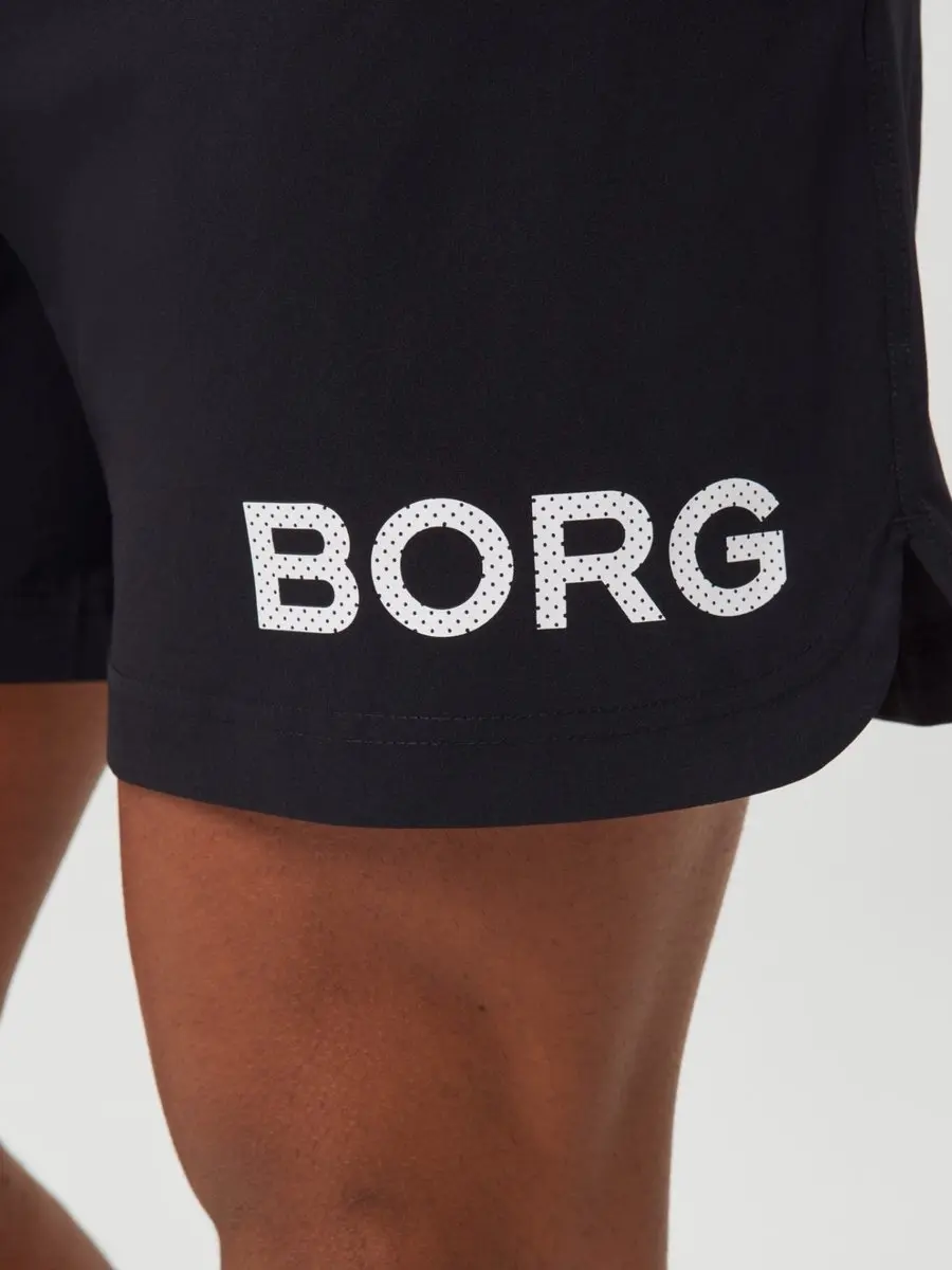 Björn Borg Korte Sportbroek Heren 6" - Zwart - XL