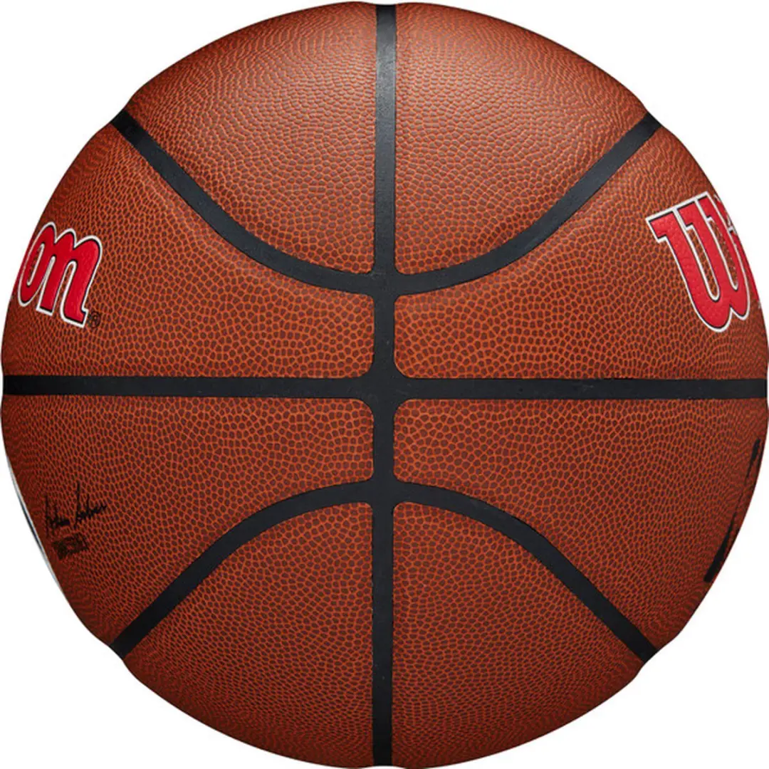 Wilson Team Washington Wizards Basketbal Maat 7 - Rood - afbeelding 6 van 6