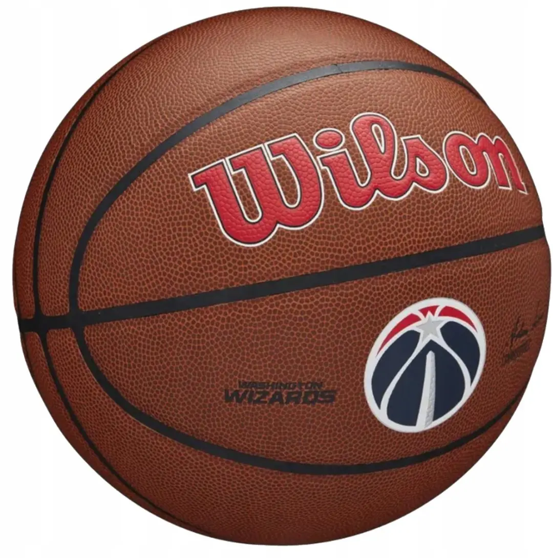 Wilson Team Washington Wizards Basketbal Maat 7 - Rood