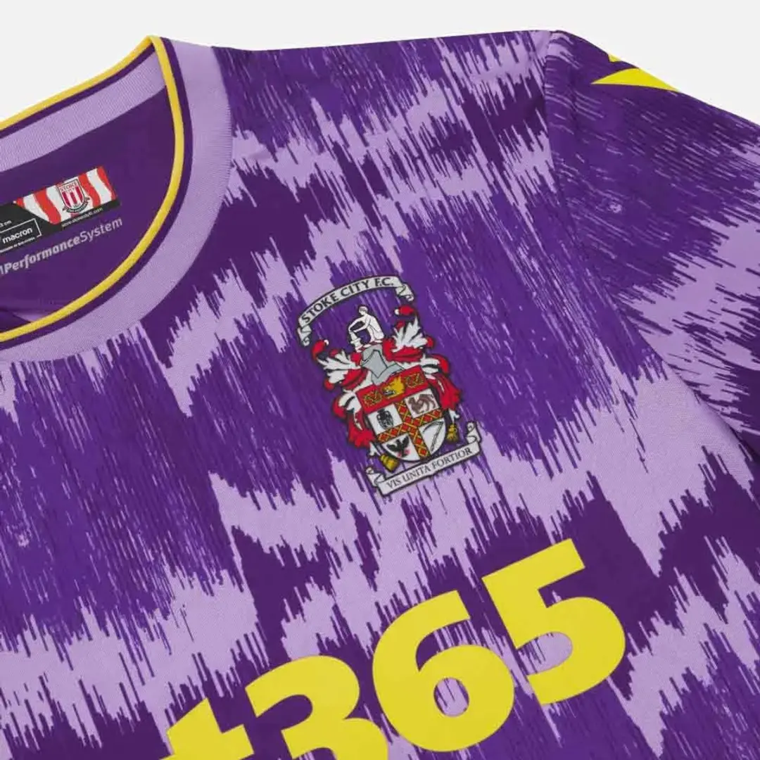 Macron Stoke City FC 25/26 T-shirt Paars 2XL